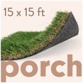 thumbnail image 1 of ALLGREEN Porch 15 x 15 Feet Artificial Grass for Pet Deck Balcony Indoor/Outdoor Area Rug, 1 of 6