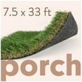 thumbnail image 1 of ALLGREEN Porch 7.5 x 33 Feet Artificial Grass for Pet Deck Balcony Indoor/Outdoor Area Rug, 1 of 6