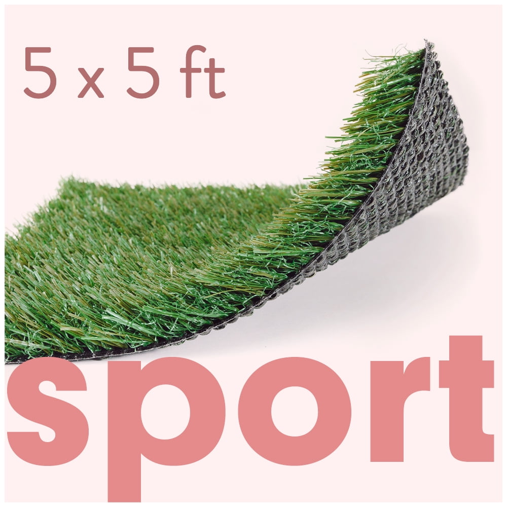ALLGREEN Sport 5 x 5 FT Artificial Grass for Pet Sports Agility Indoor ...