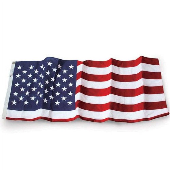 ALLIED FLAG American Flag 3x5 FT Embroidered Polyester US Flag, Long Lasting and Durable For Outdoors - Made in USA