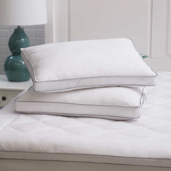 ALLIED HOME MicronOne Anti-Allergen Medium Support Standard/Queen/King Bed Pillows, 2 Piece