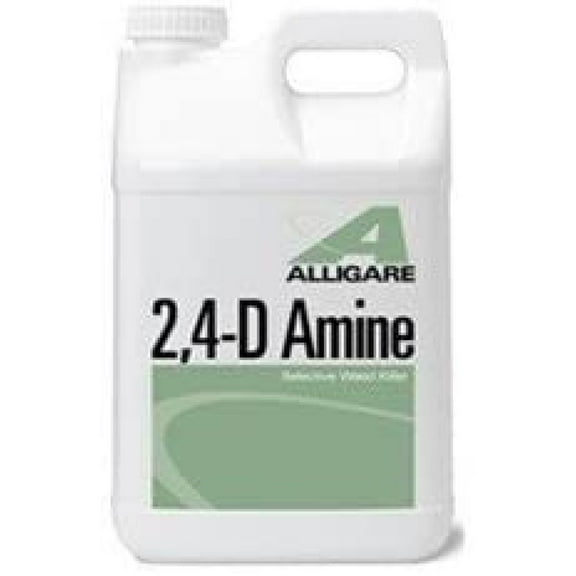 ALLIGARE 2,4 D Amine Herbicide 2.5 Gallon- Broadleaf Weed Killer