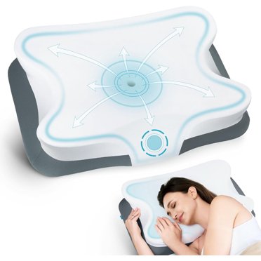 Cervical Pillow For Neck Pain - Ergonomic Memory Foam Pillow For Side, Back, Stomach Sleepers