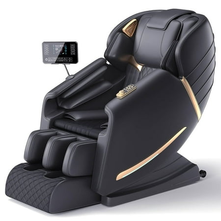 ALLJOY 4D Shiatsu Full Body Massage Chair Recliner with Zero Gravity,with Heating, Bluetooth,Airbags, Foot Roller