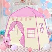 ALLJOY Kids Princess Play Tents, Castle Playhouse Tent for Girls Toddlers, Indoor & Outdoor Toys