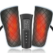 ALLJOY Leg Massager for Circulation,Leg Arm Calf Air Compression Massager with 6 Modes, 2 Heating Levels, 3 Intensities  and 30min Auto-off, Gift for Women Men