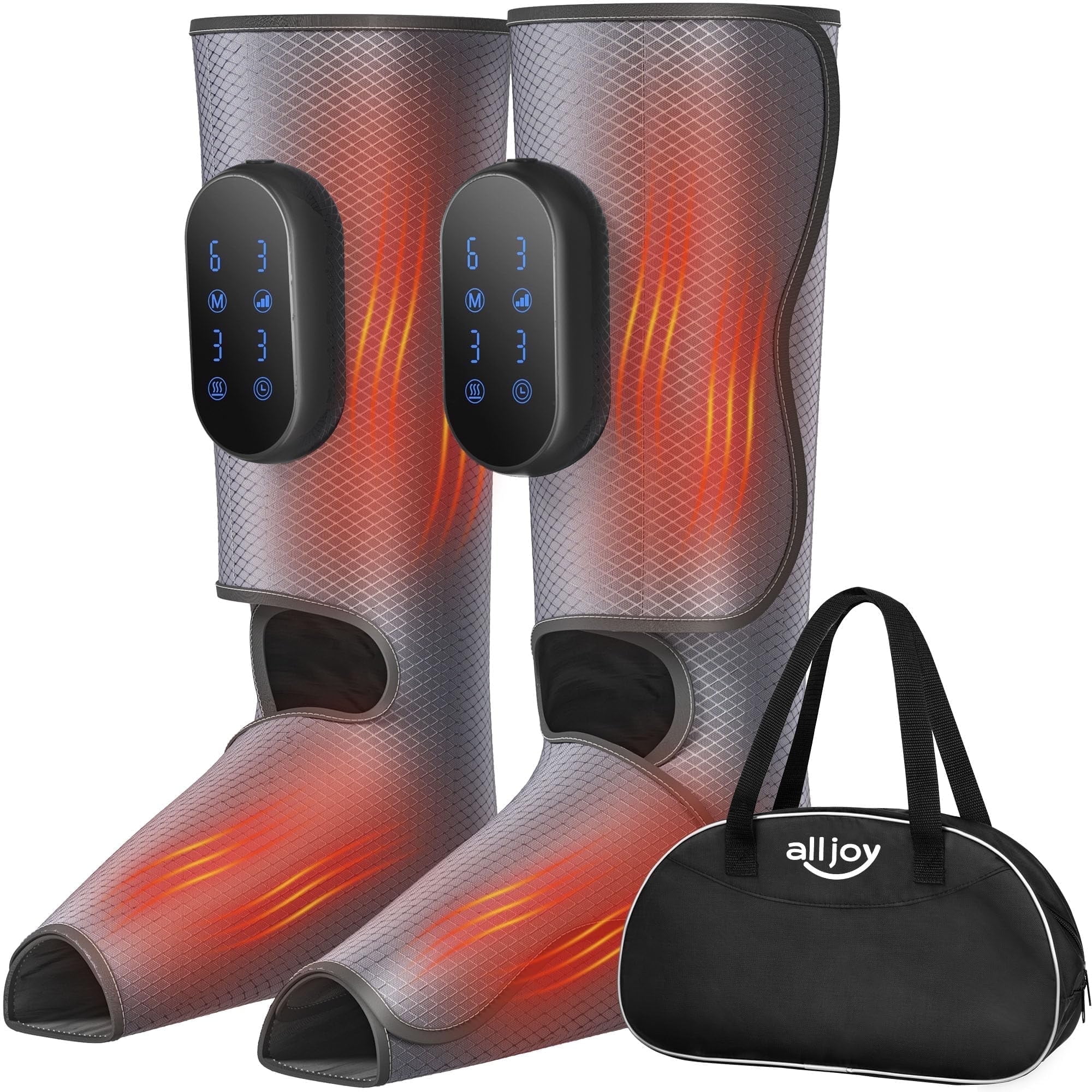 ALLJOY Cordless Foot and Leg Massagers Leg Air Compression Boots for Circulation and Pain Relief