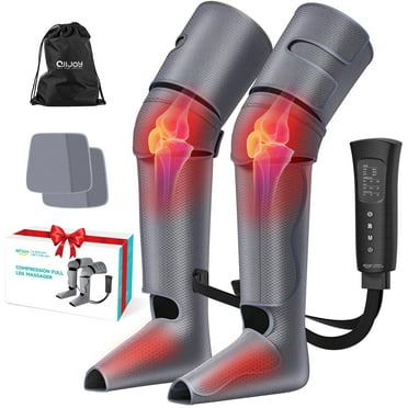 ALLJOY Leg Massager for Muscle Relaxation,Full Leg Air Compression for Circulation and Pain Relief,Foot/Knee Massager with 3 intensities and 6 modes