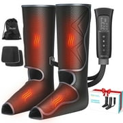 ALLJOY Leg Compression Boots Massager for Circulation and Pain Relief ,Leg Air Compression Foot and Calf Massager with Heat, Leg Stimulation Blood Circulation