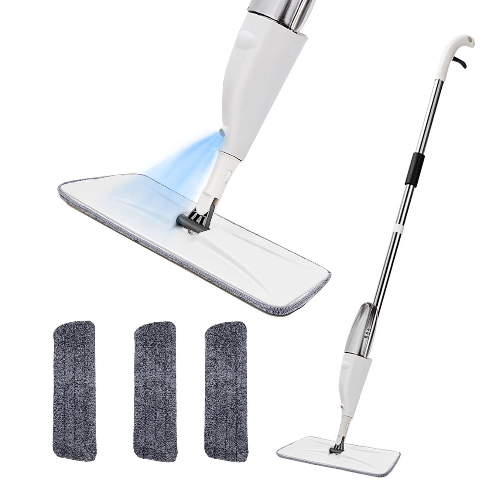 ALLJOY Spray Mops Wet Mops for Floor Cleaning with Refillable