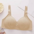 thumbnail image 1 of ALLLIST Beige Women Bras Solid Wirefree Bralette Seamless T Shirt Ladies Bras Size S-3XL, 1 of 6