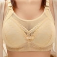 thumbnail image 1 of ALLLIST Beige Women's Bras Wireless Embroidery Bralette Soft T Shirt Women's Lingerie Size M-2XL, 1 of 6