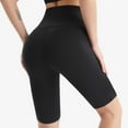 thumbnail image 1 of ALLLIST Black Ladies Shorts High Ankle Slim-Leg Solid Gym Workout Yoga Womens Skorts Nylon,Spandex Gym M, 1 of 7
