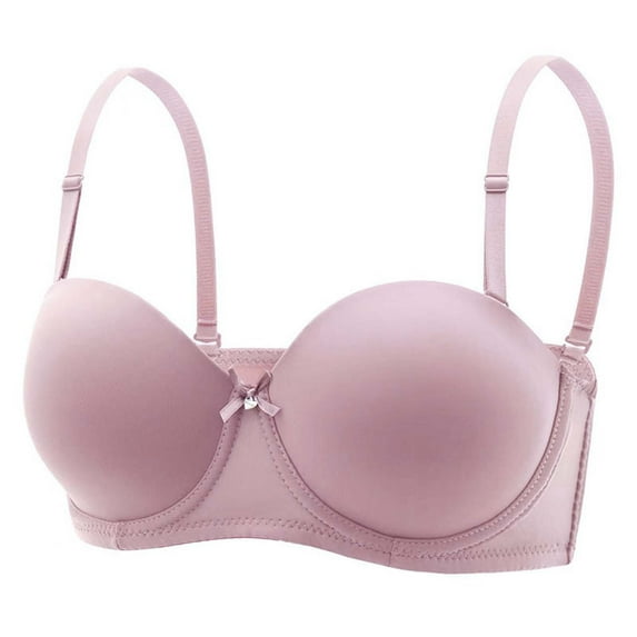 ALLLIST Bras for Women Solid Gray Underwire Bralette Breathable T Shirt Ladies Bras Size 80-95