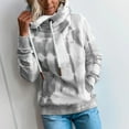 thumbnail image 1 of ALLLIST Casual Womens Hoodies Loose Long Sleeve Pullover Gray Tie Dye Comfortable Sweatshirts Ladies Hoodies, 1 of 6