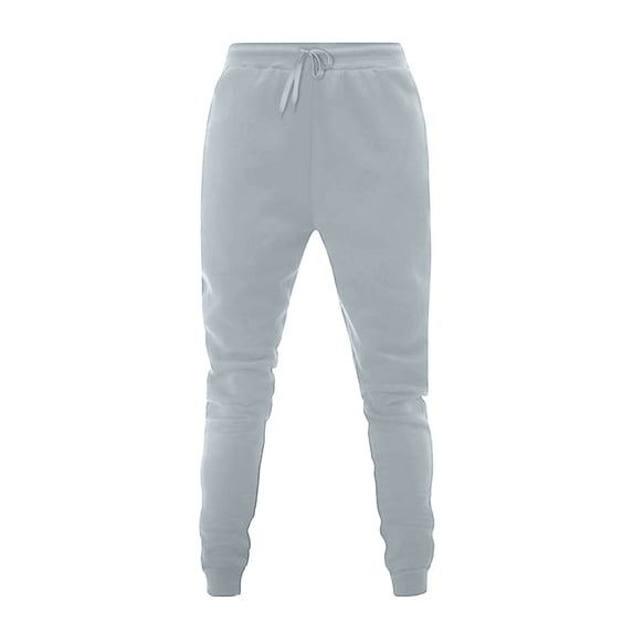 ALLLIST Elastic Waist Pants for Ladies Joggers Solid Gray Lounge Pants Pants for Teen