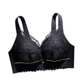 thumbnail image 1 of ALLLIST Full Coverage Women Bras No Wire Push up Bralette Black Breathable Plain Lace T-Shirt Ladies Underwear, 1 of 3