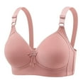 thumbnail image 1 of ALLLIST Full Coverage Women's Bras Wireless Push up Bralette Solid Breathable Red T-Shirt Women's Underwear, 1 of 2