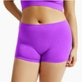thumbnail image 1 of ALLLIST Girls Shorts Purple Mid Short Slim-Leg Solid Compression Fit Quick Dry Skorts for Girls Nylon,Spandex Compression Fit L, 1 of 3
