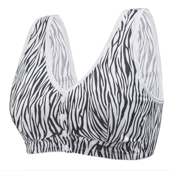 ALLLIST No Underwire Women's Bras Plus Size Front Closure Nursing Bras Seamless Black Breathable Tie Dye Bras for Ladies Xs-5xl