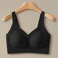 thumbnail image 1 of ALLLIST No Wire Underwear for Women Back Support Plus Size Bras Push up Black Solid T-Shirt Womens Lingerie Size M, 1 of 5