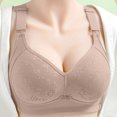 thumbnail image 1 of ALLLIST No Wire Women Bras Gray Embroidery Bralette Breathable T Shirt Women Lingerie Size S-3XL, 1 of 6
