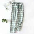 thumbnail image 1 of ALLLIST Pajamas Women Plaid Pants Bottoms Blue Cozy Home Clothes Loungewear for Women, 1 of 3
