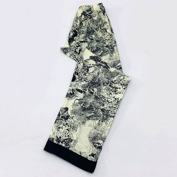 ALLLIST Pajamas for Women Tie Dye Knit Sleep Pants Casual Womens Sleepwear M-2XL