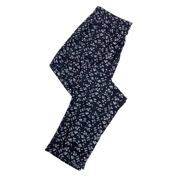 ALLLIST Pants Ladies Pajamas Bottoms Comfy Floral Home Clothes Womens Sleepwear