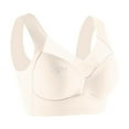 thumbnail image 1 of ALLLIST Seamless Bras for Women No Underwire Push up Lace Underwear Plain Beige Comfy Bras for Ladies L-5xl, 1 of 5