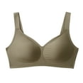 thumbnail image 1 of ALLLIST Seamless Women Bras Plus Size Wireless Bralette Green Solid Lifting T Shirt Women's Lingerie Size M-5XL, 1 of 1