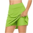 thumbnail image 1 of ALLLIST Short Shorts Women Green Straight-Leg High Solid Gym Workout Running Liner Polyester,Spandex Running Size XXL, 1 of 8