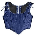 thumbnail image 1 of ALLLIST Spring Tops for Women 2024 Blue Sleeveless Sweetheart Corset Slim Solid Tank Tops Womens Tank Top XXL, 1 of 7
