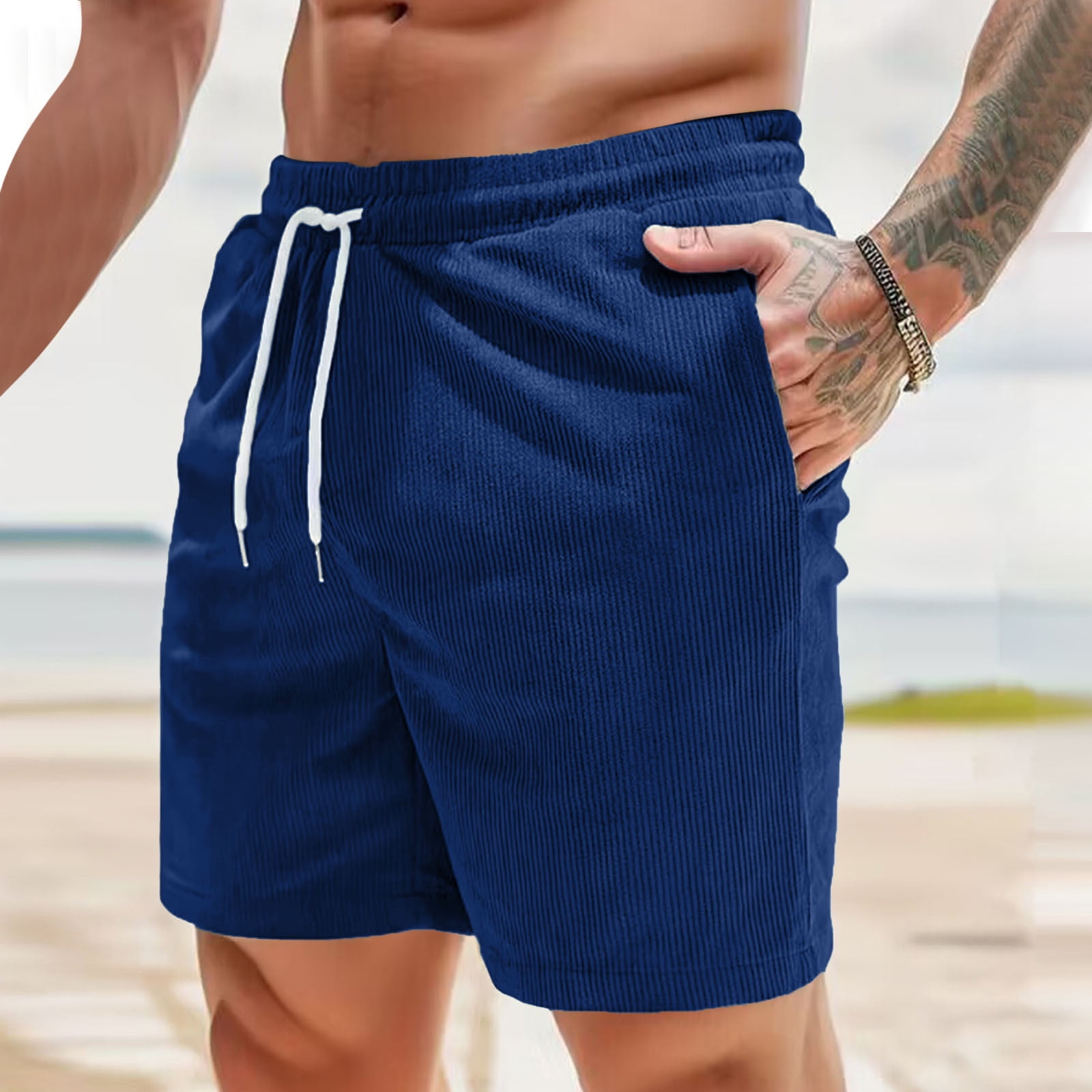 Pantalones Cortos Bermudas De Playa Hombre Pantalones Cortos