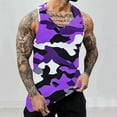 thumbnail image 1 of ALLLIST Summer Mens Tank Tops Sleeveless Pullover Casual Camouflage Underwear for Men Size S-4XL, 1 of 5