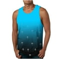 thumbnail image 1 of ALLLIST Tank Tops Men Cotton Blue Summer Pullover Gradient Undershirts for Men Size S-2XL, 1 of 4