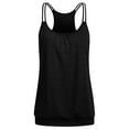 thumbnail image 1 of ALLLIST Tops for Women Trendy Black Sleeveless Cami Crew Neck Solid Tank Tops Womens Tank Top XXL, 1 of 3