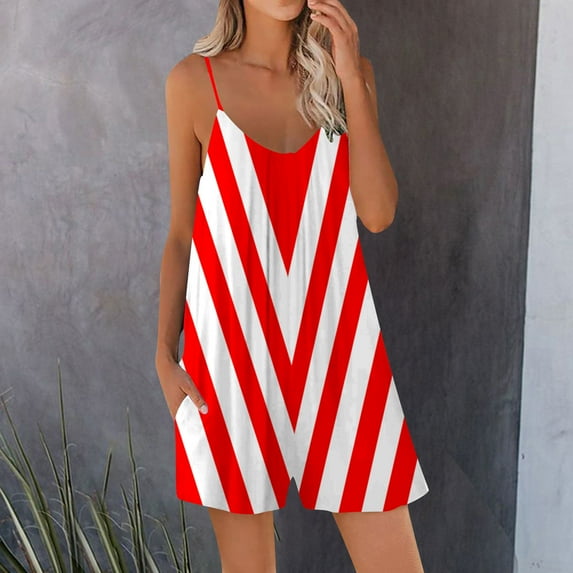 ALLLIST Wide-Leg Shorts for Women Trendy Short High Red Graphic Comfy with Pockets Jumpsuit Capris for Women 95%Polyester,5%Spandex Jumpsuit XL