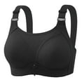 thumbnail image 1 of ALLLIST Wirefree Women Bras Plain Black Bralette Cozy T Shirt Lingerie for Women Size 36-46, 1 of 4