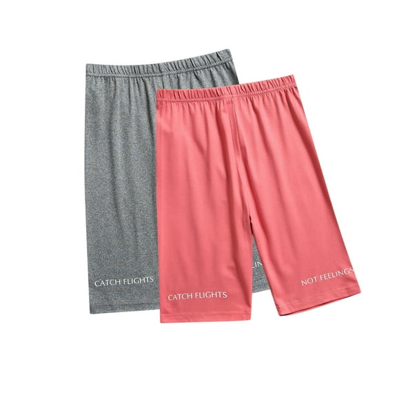 ALLLIST Women Pajamas Set Shorts Bottoms Gray Comfy Plain 2pc Home Clothes Sleepwear for Women