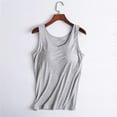 thumbnail image 1 of ALLLIST Womens Tops Clearance Gray Sleeveless Solid Crew Neck Tank Tops Tank Tops for Women XXL, 1 of 8