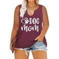 thumbnail image 1 of ALLLIST Womens Tops Red Sleeveless V-Neck Floral Tank Tops Tank Tops Women XXL, 1 of 7
