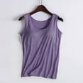 thumbnail image 1 of ALLLIST Womens Tops Clearance Under $10 Purple Basic Solid Crew Neck Sleeveless Tank Tops Tank Tops for Women 2024 M, 1 of 3