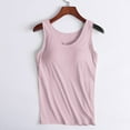thumbnail image 1 of ALLLIST Womens Tops Clearance Under $5 Pink Crew Neck Sleeveless Solid Tank Tops Women's Tank Tops M, 1 of 7
