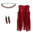 thumbnail image 1 of ALLLIST Womens Tops Red Sleeveless Flowy Solid V-Neck Tank Tops Tank Top XL, 1 of 4