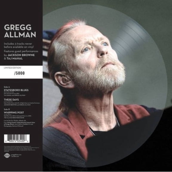 ALLMAN,GREGG - LIVE PICTURE DISC - Vinyl