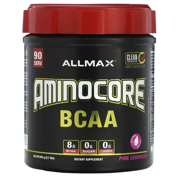 ALLMAX AMINOCORE BCAA, Pink Lemonade, 2.1 lbs (945 g)