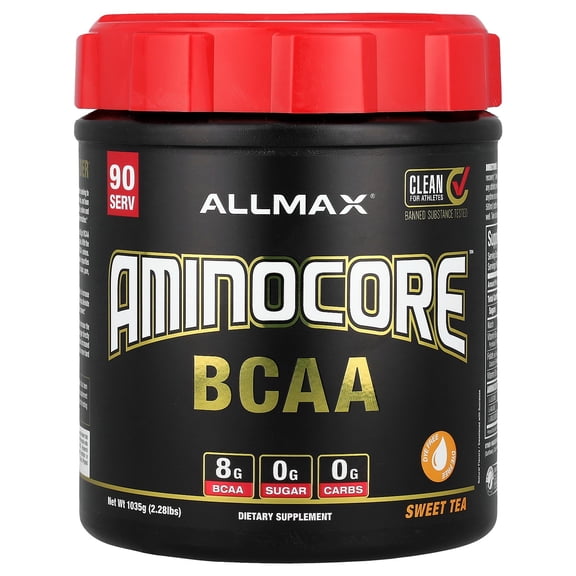 ALLMAX AMINOCORE BCAA, Sweet Tea, 2.1 lbs (945 g)