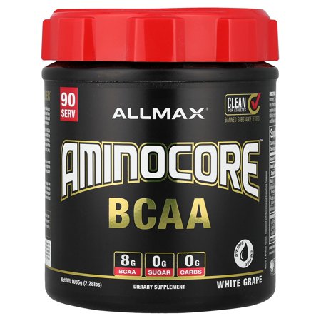 ALLMAX AMINOCORE™ BCAA, White Grape, 2.1 lbs (945 g)