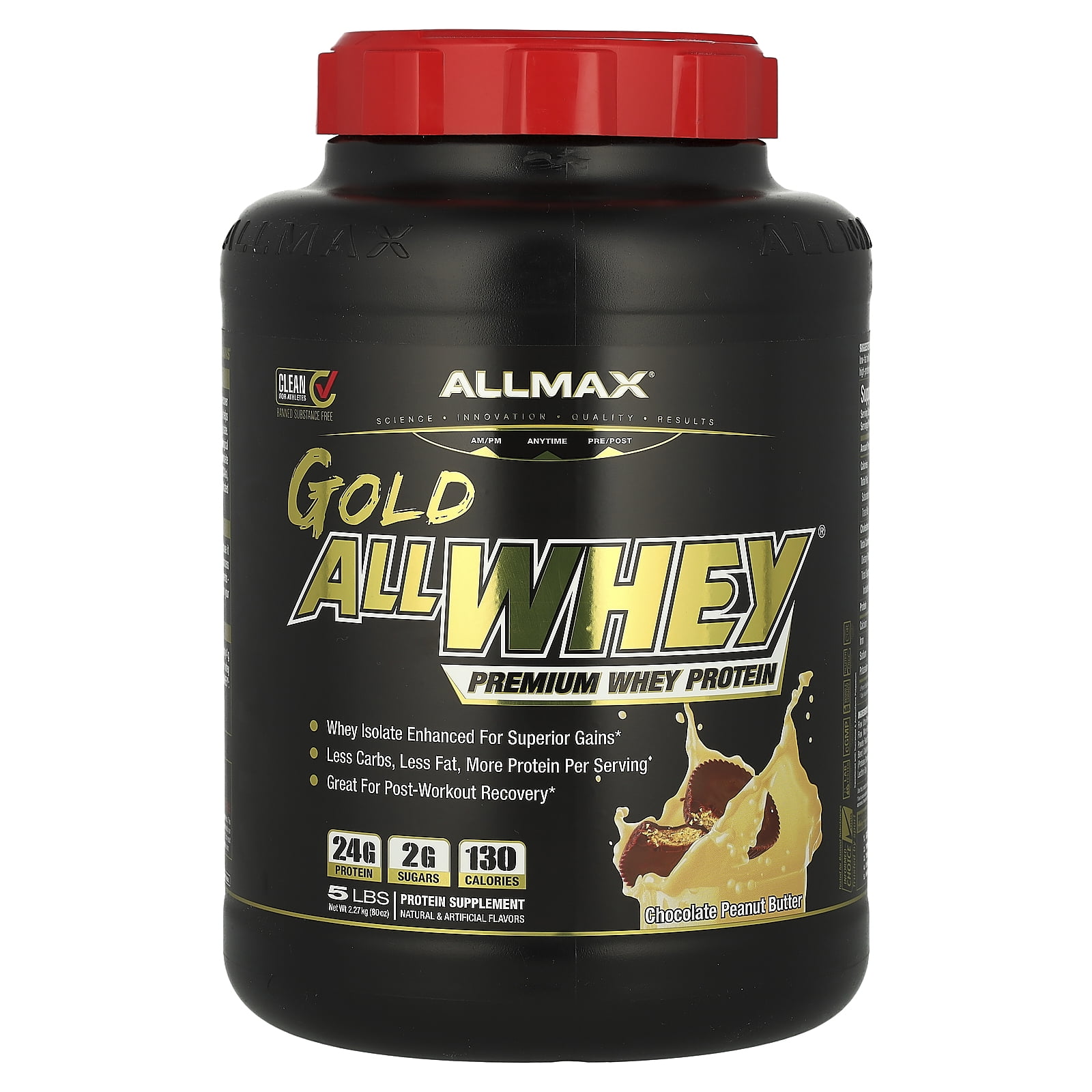 Allmax Gold Allwhey Premium Whey Protein Chocolate Peanut Butter